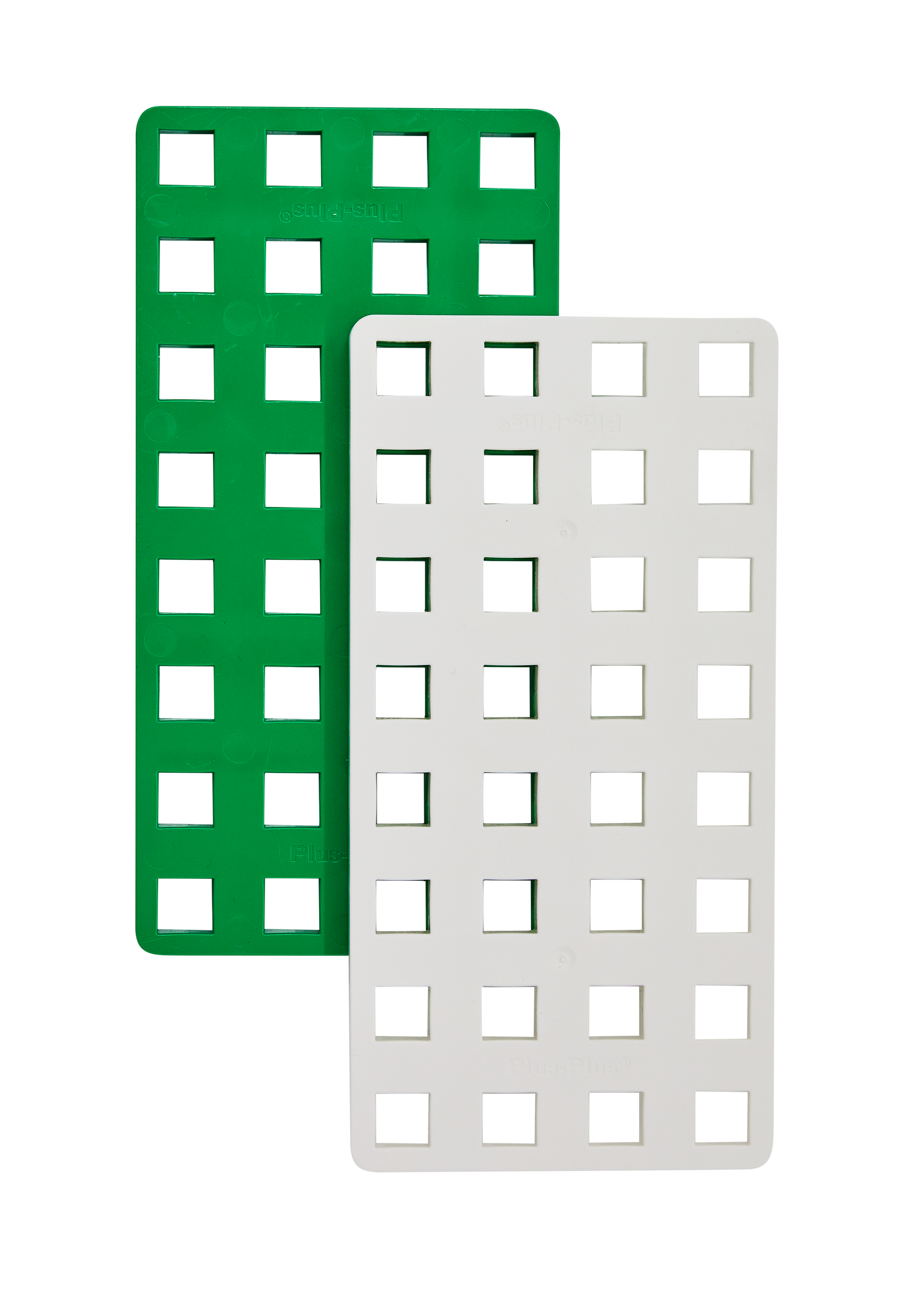 Two BIG baseplates - One green and one white
