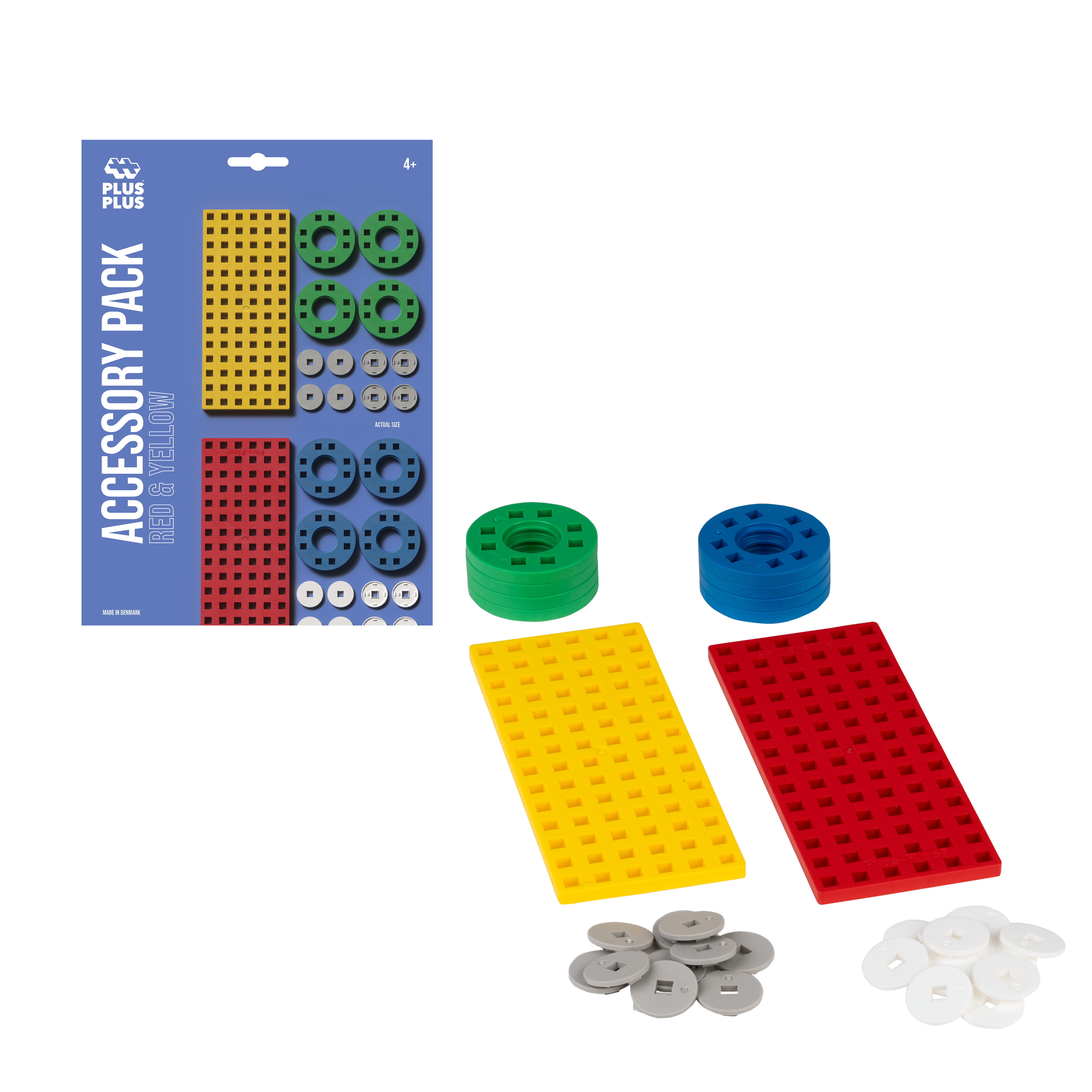 Accessory Pack with Baseplates, Wheels and Hubs - 26 pcs